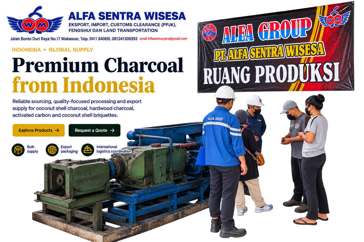 PT Alfa Sentra Wisesa production facility